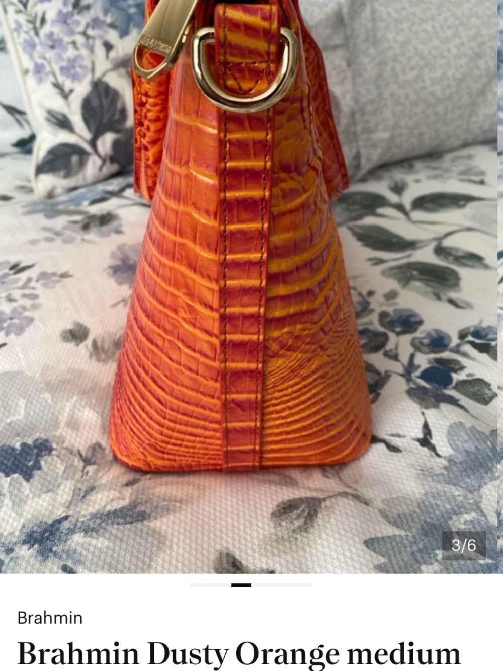 Brahmin med Duxbury with wallet. - Picture 3 of 6